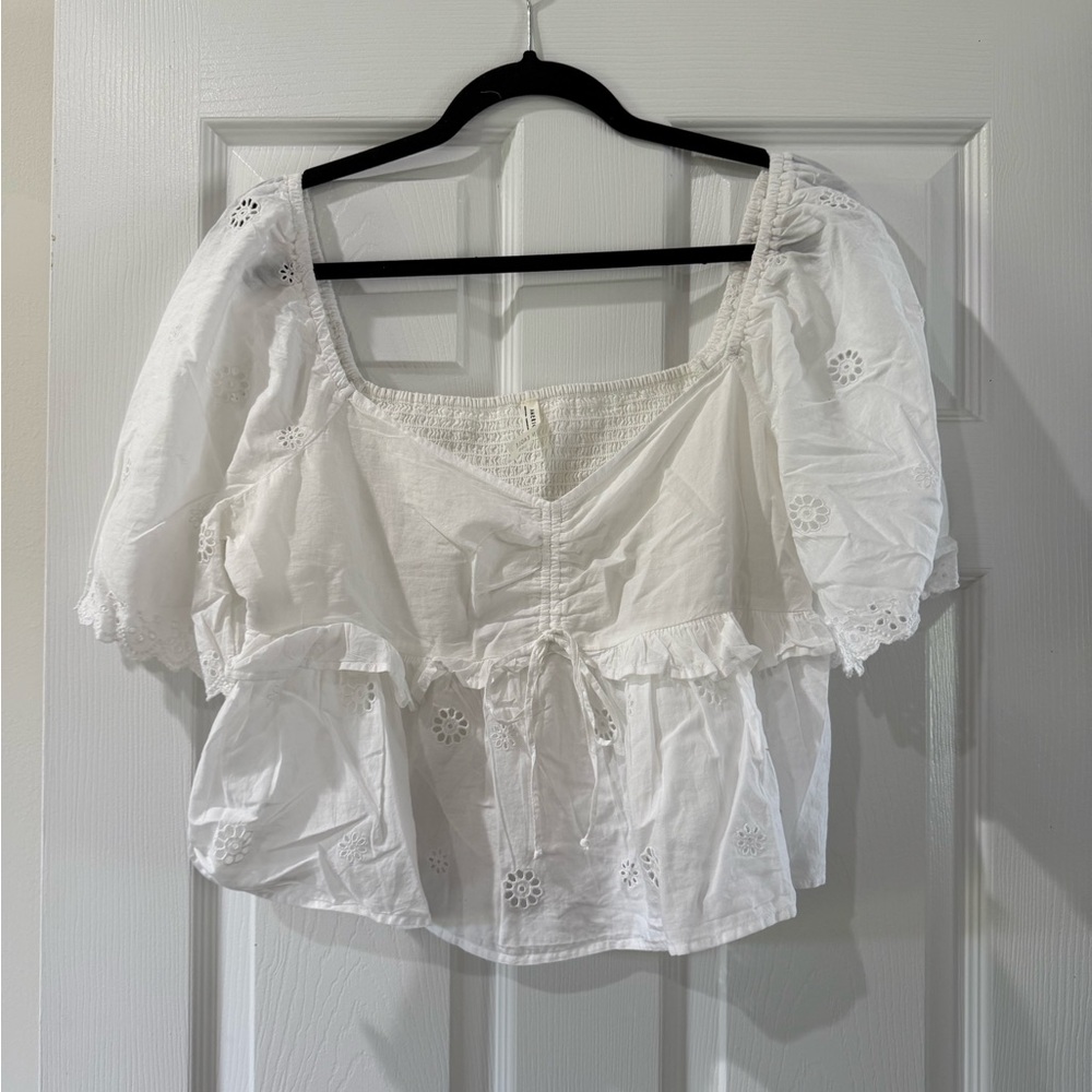 American Eagle Outfitters White Blouse